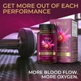 thumbnail image 4 of 12-Hour Sustained Release Piceid Resveratrol Supplement. Nitric Oxide Supplement. Supports Heart Health, Blood Flow, Boost Oxygen Superfood Powder, Keto Friendly. Vegan & NON-GMO. 60 Day Supply., 4 of 6