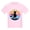 Light Pink, variant on - Halloween Witch Retro Sunset T Shirt - Light Classic Kids Graphic, Short Sleeve T-Shirt, Sizes XS-XL
