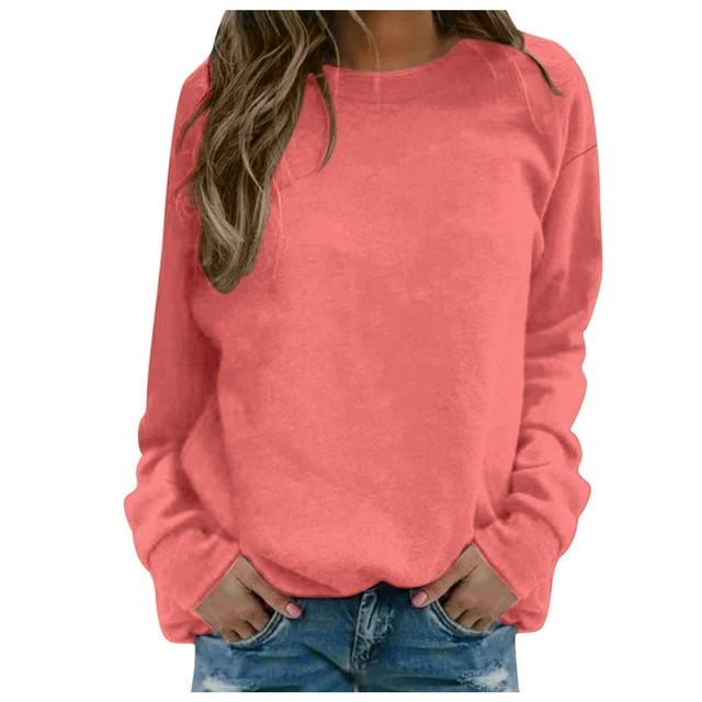 Sweat à Capuche pour Femmes Manches Longues Col Rond T-Shirt Imprimé Blouse Mode Urbaine pour Usage Quotidien Maison Extérieur Entraînement