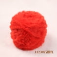 thumbnail image 1 of Zhuge Hilo de chenilla grueso para tejer voluminosos y esponjosos, hilo de chenilla suave y esponjoso, 100 g, rojo, 1 of 4