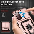 thumbnail image 4 of for Samsung Galaxy S20 FE 5G Case with Camera Lens Cover HD Screen Protector, -Grade Drop Tested  Ring Holder Kickstand Protective Phone Case for Samsung Galaxy S20 FE 5G (Rose Gold), 4 of 9