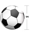 thumbnail image 4 of NUEVA pelota de playa inflable gigante para niños de 1 m de alto, enorme pelota de fútbol gigante para fiestas al aire libre, 4 of 5