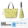 thumbnail image 5 of Horeoi Easter Bunny Print Large Capacity Beach Travel Bag Waterproof Polyester with Multiple Pockets for Beach Camping Gym, 5 of 5