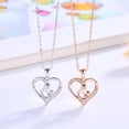 thumbnail image 6 of Clearance Jewelry Under $5 VerPetridure Mother and Child Love Heart Pendant Necklace Jewelry Gifts for Grandmother Mom, 6 of 7
