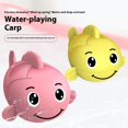 thumbnail image 4 of Baby bath water toy - 2 PCS Wind-up Carp Bath Toy for Kids, Windup Fish Bath Toy Bahtub Carp Toy Fish Floating Toy Carp Water Toy Swimming Fish Tub Toy for Toddlers (Yellow+Pink), 4 of 5