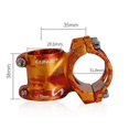 thumbnail image 2 of 2025 Lunje Mountain Bike Stem 31.8 / 35Mm Aluminum Alloy Stem Short Handlebar Stem Riser For Mtb Dh Red gold, 2 of 5