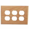thumbnail image 4 of Sierra Lifestyles Traditional Switch Plate, 3 Duplex, Tennessee Aromatic Cedar, 4 of 6