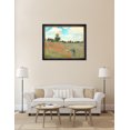 thumbnail image 3 of DECORARTS - Poppies at Argenteuil, 1873 by Claude Monet, Giclee Print on Acid Free Canvas with Matching Solid Wood Frame, Framed Artwork for Wall Decor. Total Size with Frame: 33 x 27", 3 of 6