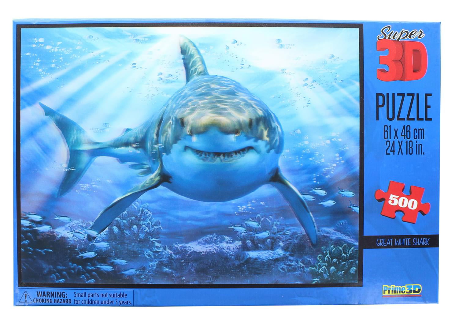 /"Great White Shark 500 Piece Jigsaw PuzzleEduca