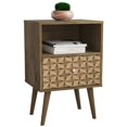 thumbnail image 1 of Manhattan Comfort Liberty 1.0 Table de Chevet 1 Tiroir en Brun, 1 of 8