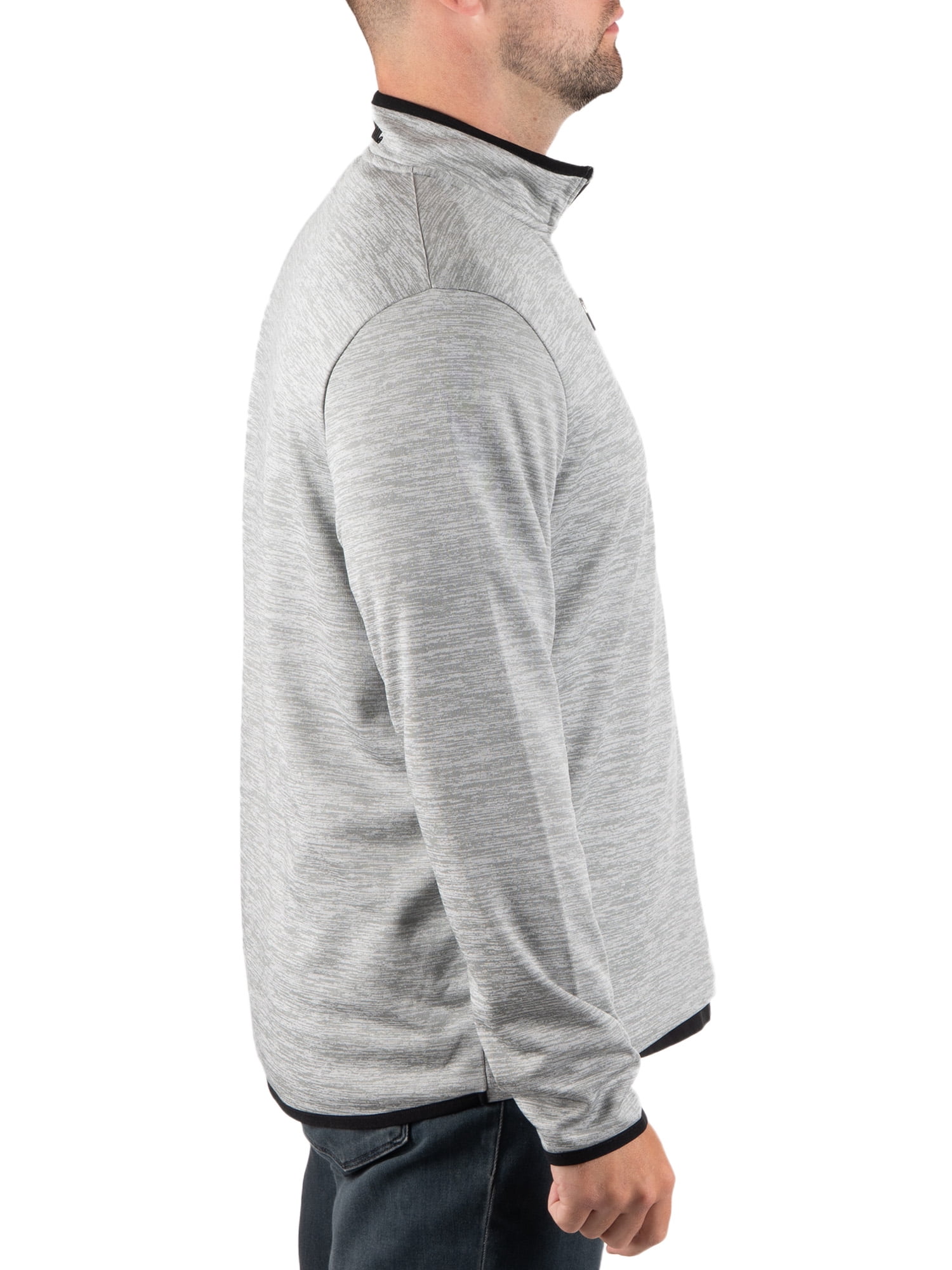 Mossy Oak Men's Fleece Quarter Zip Pullover Sweatshirt, Sizes S-2XL