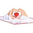 thumbnail image 6 of Pop Up Heart Valentine's Day Greeting Card Children Girl Boys Birthday, 6 of 8