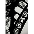 thumbnail image 2 of Berzel, Erin 11x14 White Modern Wood Framed Museum Art Print Titled - Eiffel Tower Latticework I, 2 of 4