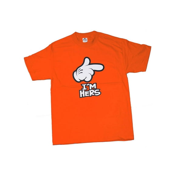 I'm With Her! Graphic T-shirt Orange, Large