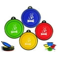 thumbnail image 2 of 3 Pack Collapsible Silicone Travel Bowls - 12oz, 2 of 9