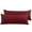 Burgundy, variant on PiccoCasa Set of 2 Body Pillowcases Zippered Body Pillow Cover for Body Pillows, Standard Black