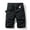 Black, variant on jsaierl Mens Cargo Shorts Big and Tall Multi Pockets Shorts Work Military Shorts Running Travel Cargo Shorts