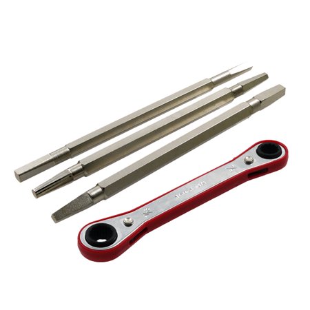 Plumber S 4 Piece Metal Faucet Seat Removal Wrench Ratchet Tool