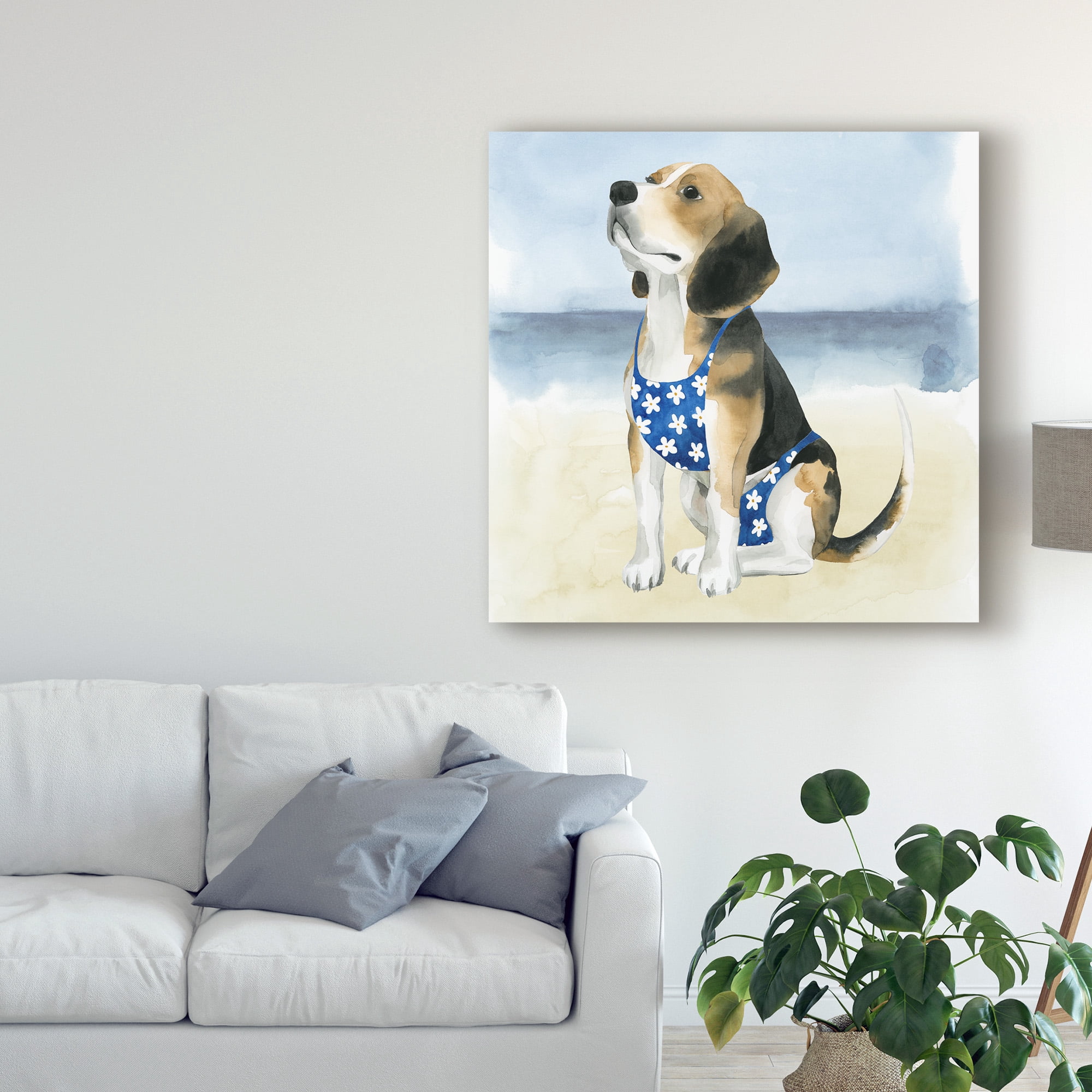 Trademark Fine Art 'Hot Dog II' Canvas Art by Grace Popp