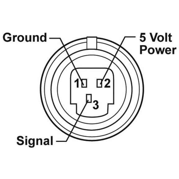 BuyAutoParts HVAC Pressure Transducer L8-R0057AN