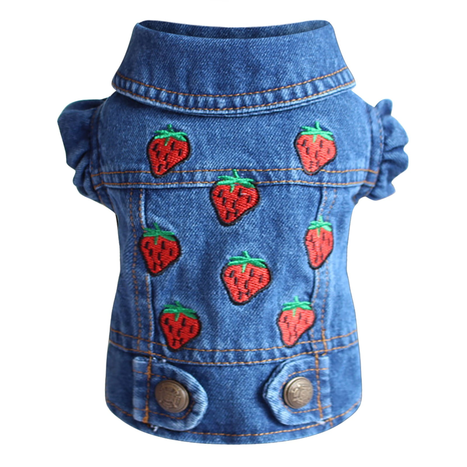 YUEHAO Pet Supplies Dog Jean Jacket Cool Shirt Breathable Spring