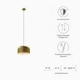 thumbnail image 6 of Modway Avenue 1-Light Pendant Light in Satin Brass, 6 of 7