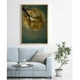 thumbnail image 3 of IDEA4WALL Closeup of Full Moon Framed Canvas Wall Art Canvas Prints for Modern Home Decoration Ready to Hang - 16x24 inches, 3 of 5