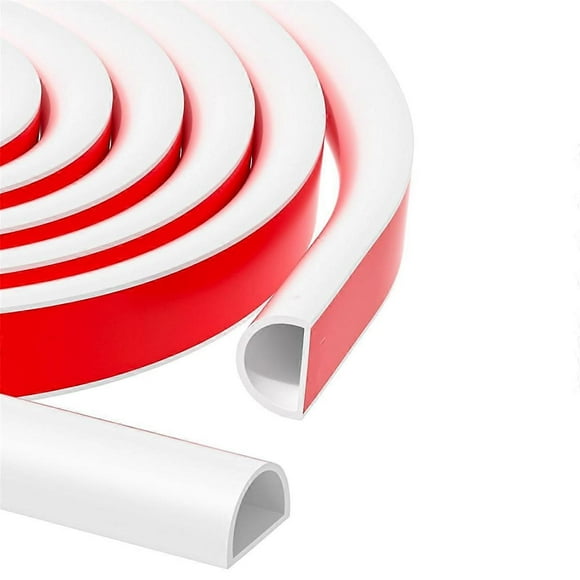 23ft Weather Stripping Door Seal, Silicone Weather Stripping White