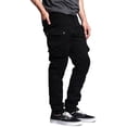 thumbnail image 3 of Men's Big Cargo Pocket Pants DL1065 - Black - 34/32 - G13E, 3 of 4
