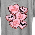 thumbnail image 3 of Instant Message - Valentine's Day So Sweet I'll Rot Your Teeth - Women's Short Sleeve Graphic T-Shirt, 3 of 6