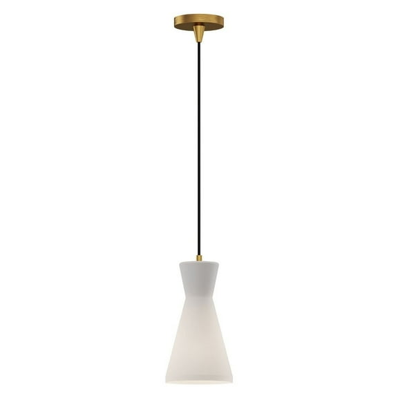 PD473706AGOP-Alora Lighting-Betty - 1 Light Pendant-12 Inches Tall and 6.38 Inches Wide-Aged Gold Finish    -Traditional Installation