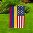 thumbnail image 3 of American Colombia Flag Colombian Friendship U.S.A Memorial Day Patriotic For Garden Flag, Double-Sided Decorative Outdoor Flag, Patriotic Polyester Yard Flag 12 x 18 in, 3 of 5