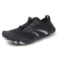 thumbnail image 2 of KANG Fashion Men's & Women's Outdoor River Trekking Shoes, Breathable Mesh Water Shoes, Non- All-Terrain Sneakers for the Beach, Fitness, Cycling, and Athleisure Black 43, 2 of 6