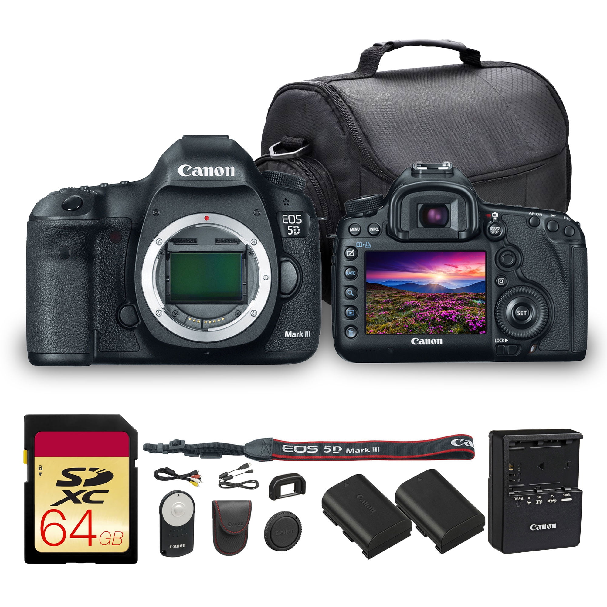 Canon EOS 5D Mark III DSLR Camera | 22.3MP Full-Frame CMOS Sensor