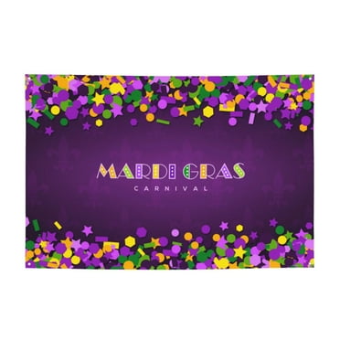 Mardi Gras Festival Banner 47x71 Inches Suitable For Decorating Parties Celebration Yards Banners