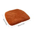 thumbnail image 3 of Plush Non-Slip Horseshoe Shaped Seat Cushion, Thick Warm & Washable Dining Chair Pad for Winter, Soft & Comfortable Furniture Protector, 3 of 6