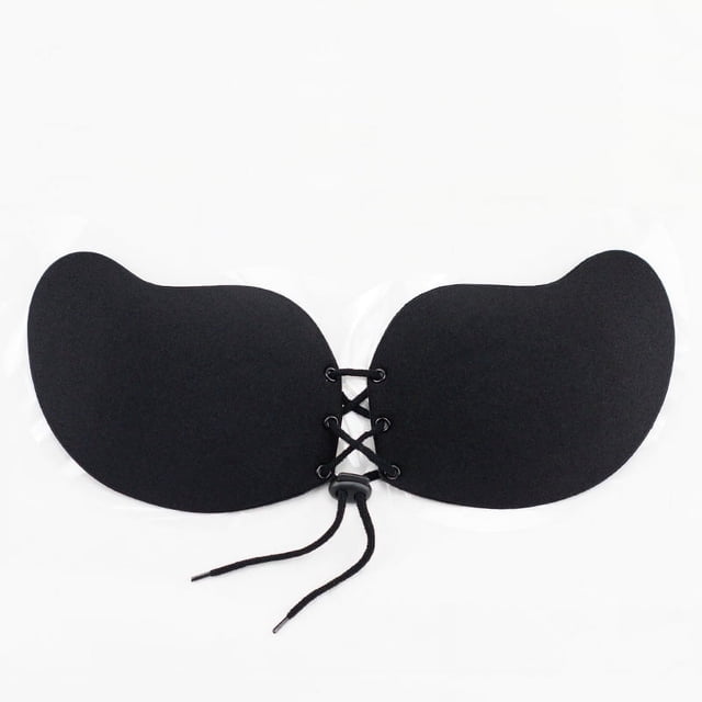 Sujetador invisible con cuerda para tirar, código de mango, alas, diosa, parche para el pecho, ropa interior de silicona sin costuras