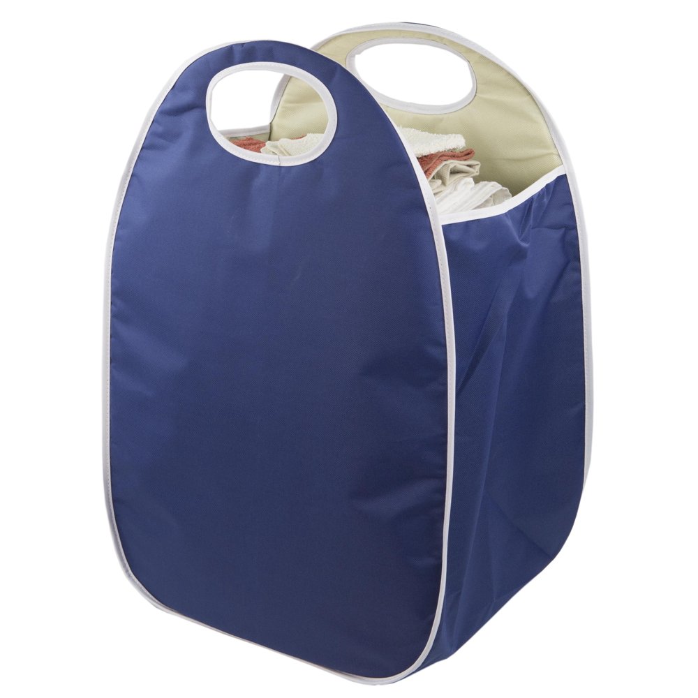 Home Basics Laundry Hamper with Handle Solid