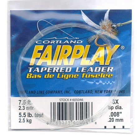 cortland fairplay tapered 3x leader