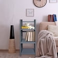 thumbnail image 5 of Casual Home 3-Shelf Folding Bookcase 14" Wide, Slate Gray, 5 of 15