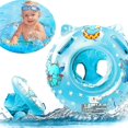 thumbnail image 1 of Inflatable Baby Swimming Pool Float With Float Seat 6-36 Months, 1 of 5