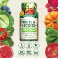 thumbnail image 3 of Super Fruits and Veggies | 60 Vegan Capsules | Vitalizing Antioxidant Superfood | by Nature's Truth, 3 of 7