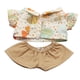 thumbnail image 5 of Conjunto de ropa para muñecas perfke con accesorios adorables color caqui, 5 of 9