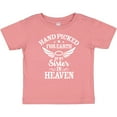 thumbnail image 3 of Inktastic Handpicked for Earth by My Sister in Heaven with Angel Wings Boys or Girls Baby T-Shirt, 3 of 5