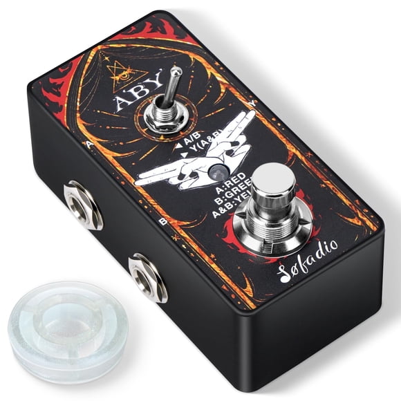 Pedal de efectos de miniguitarra ABY Box Line Selector AB Switch