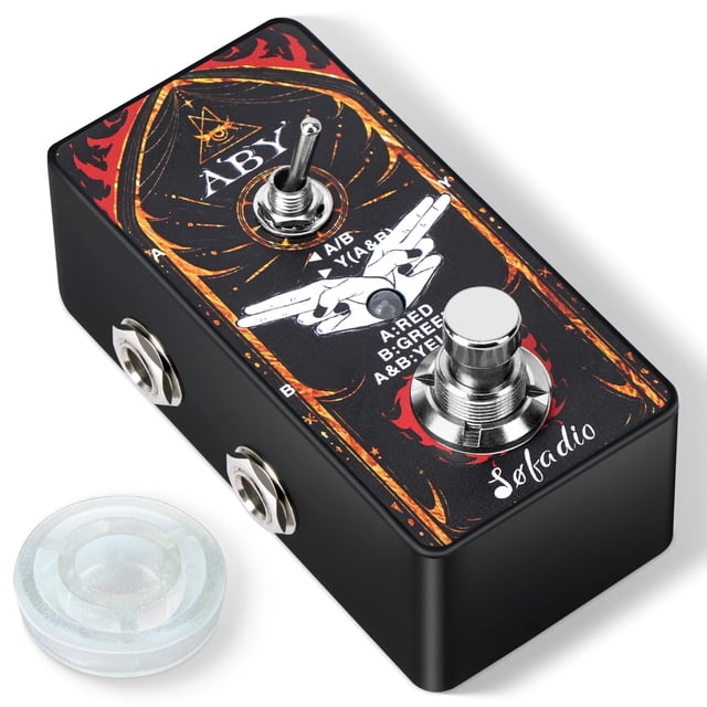 Pedal de efectos de miniguitarra ABY Box Line Selector AB Switch