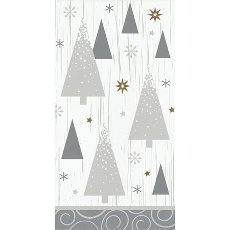 

Rectangular Opulent Reindeer Guest Towel Pack of 16 2 Packs
