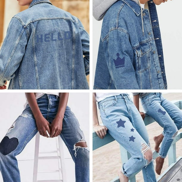 Iron on Patches for Clothing Repair 20PCS Denim Patches for Jeans