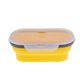 thumbnail image 4 of Cuenco plegable para acampar 850ml Cuenco de viaje de silicona para exteriores para senderismo, almuerzo, viaje de picnic, grado alimenticio, ahorro d Amarillo Macarena Tazón de camping plegable, 4 of 8