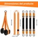 thumbnail image 2 of Bandas de Resistencia para Ejercicio 75 lbs,Set de 4 Bandas Elásticas para Pull Ups,Ligas de Resistencia para Ejercicio Entrenamiento en Casa/Gimnasio,Contiene Manijas y Pedales., 2 of 5